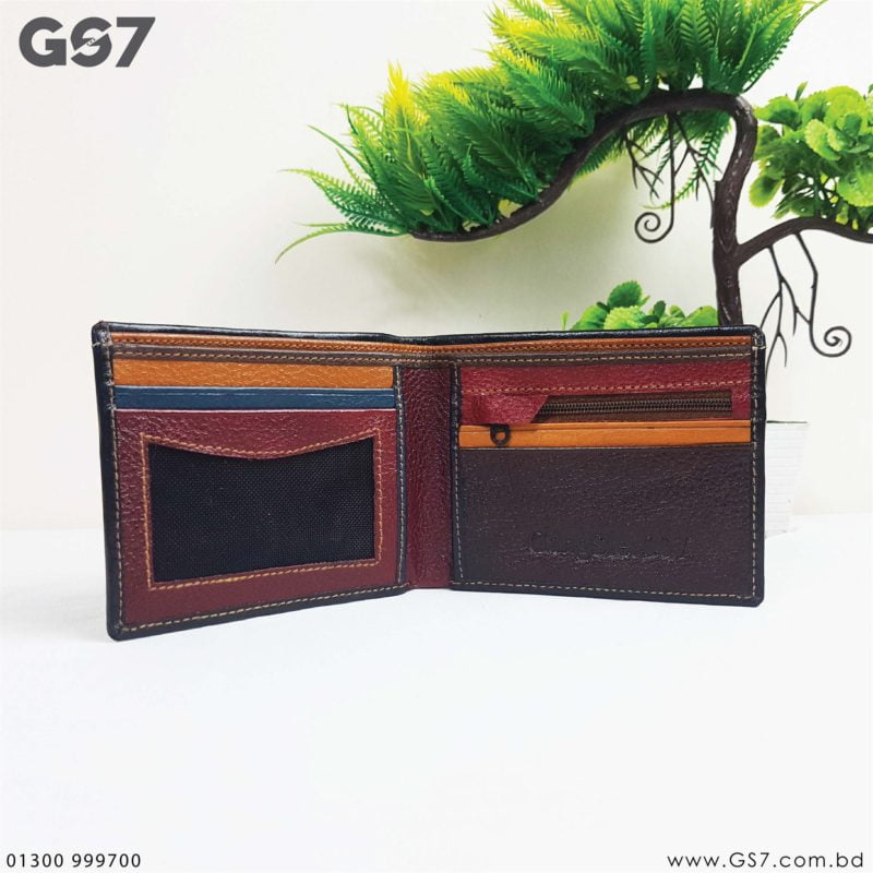 GS7 Bifold Wallet Slim Leather Wallet Minimalist Wallet for Men 02 01