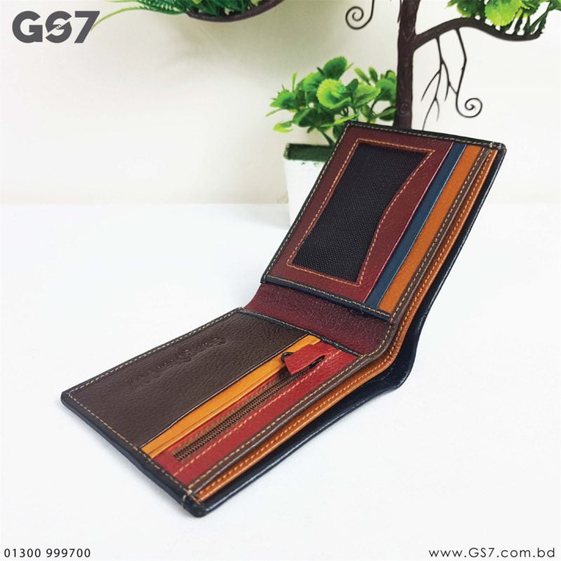 GS7 Bifold Wallet Slim Leather Wallet Minimalist Wallet for Men 03 01