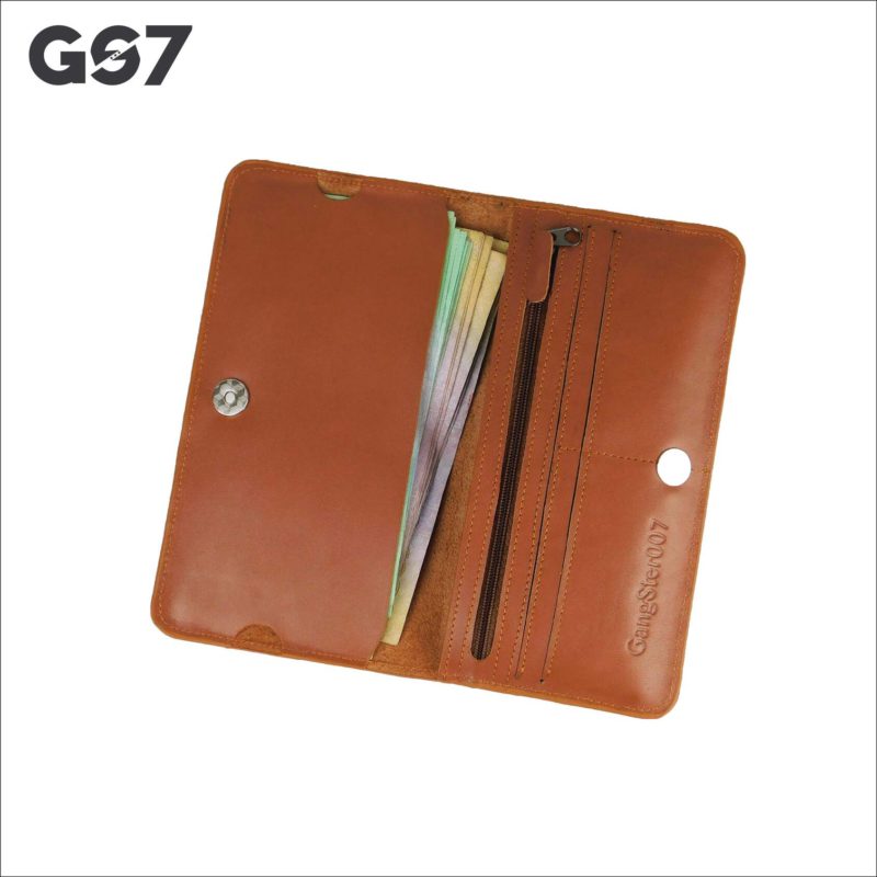 GS7 Slim Leather Long Wallet 2