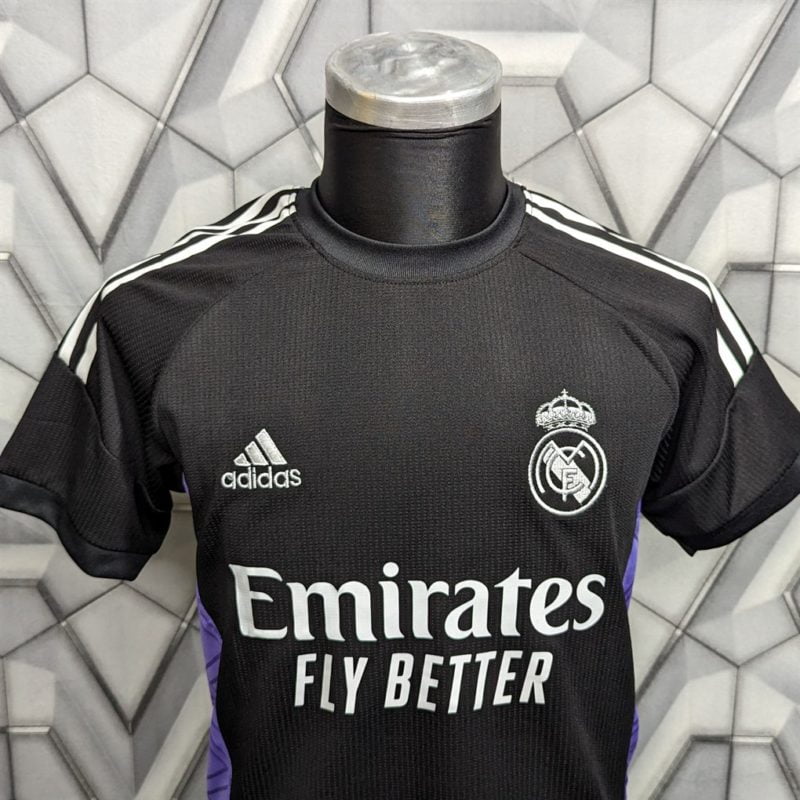 Real Madrid Training Kit Black 2022 23 05