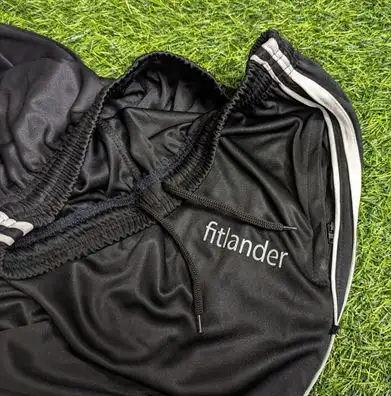 Fitlander Mens Premium Sport Trousers - Black 1 Step (1)