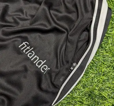 Fitlander Mens Premium Sport Trousers - Black 1 Step (2)